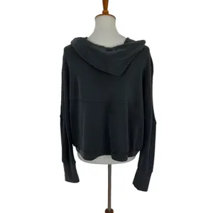 AS Revival Black Slouchy Hoodie Long Sleeve‎ Pullover Loungewear Small thumbnail 4