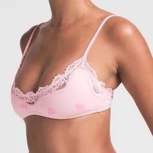 NWOT Skims valentines bralette *dust mark* hearts thumbnail 2