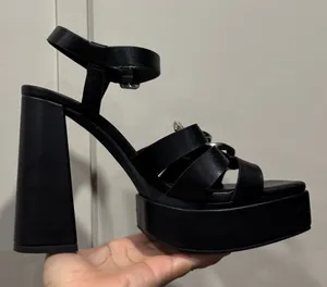 ZARA Black platform heels thumbnail 1
