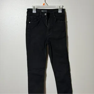 Zara Women Denim‎ High Waisted Black Skinny Jegging Jeans size 4 thumbnail 2