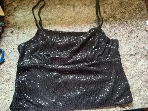 No boundaries sparkly tank top thumbnail 1