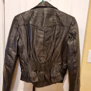 All American Rider Biker leather jacket Size 7/8 thumbnail 4
