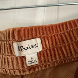 Madewell Track Pants‎ in Brown Velvet with Pockets thumbnail 10