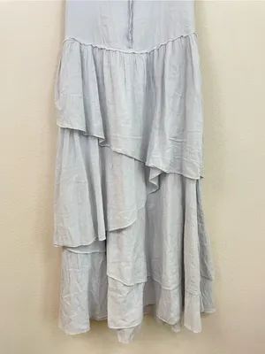 Free People In My Dreams Midi Dress in Pearl Blue Size Large thumbnail 5