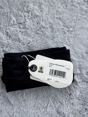 Prana Summer Wave Bikini Bottom Black Small thumbnail 3