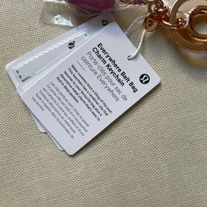 Lululemon Everywhere Belt Bag Charm Keychain - Pink Frosting thumbnail 11