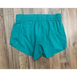 All In Motion Women's Running Athletic Shorts Green L Lined Quick Dry thumbnail 3