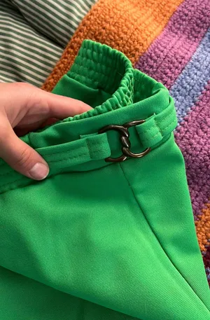 Vintage Green Trousers Size 6 thumbnail 2