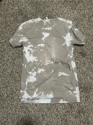 Western Graphic Tee brown and White Tie Dye Desert Honey size medium casual thumbnail 5
