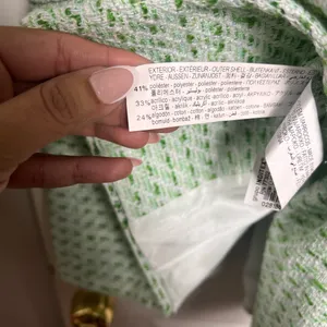 Zara Tweed Green Blazer thumbnail 9