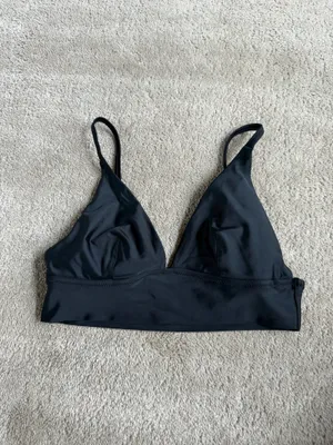 Aerie Real Good Black Triangle Bralette – Size Small thumbnail 2