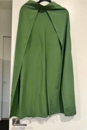 Olive Green Cape Overlay Pant thumbnail 1