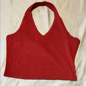 Bozzolo Red Crop Top thumbnail 1