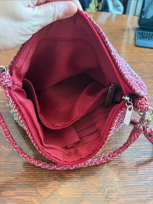 The Sak Colorful Rainbow Woven Crochet Bag thumbnail 9