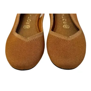 ROTHY’S Fawn Colorway Rounded Toe Ballet Knit Flats Slip On Eco Friendly Size W8 thumbnail 4