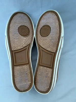 Ralph Lauren Slip On Shoes Jinny 9B Women Camel thumbnail 8