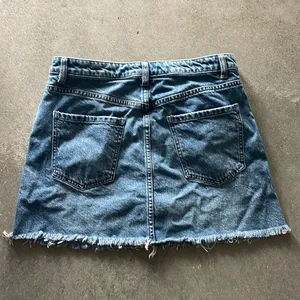 Free People We the Free Zip it Up denim Mini Skirt Size 31 (Jean size) thumbnail 9