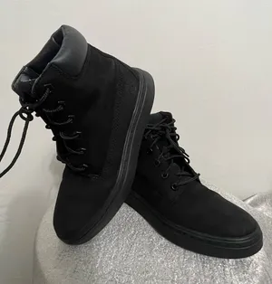 Timberland Women’s Size 5.5 / EU 36)W Black Nubuck Lace-Up Boots (/Box(B44)✨✨ thumbnail 1