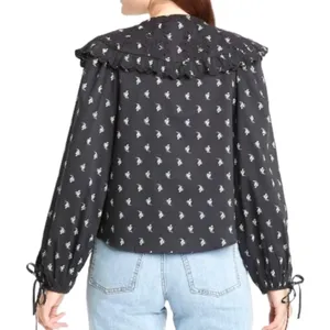 Universal Threads Balloon Long Sleeve Button-Down Shirt thumbnail 2
