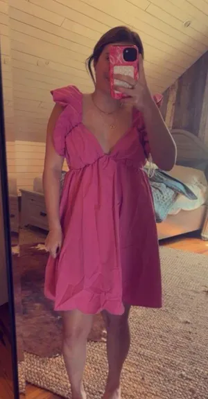 SheIn Hot Pink Dress thumbnail 1