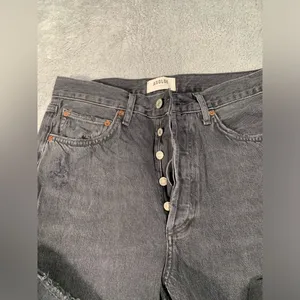 Agolde denim jeans 90’s jean black 27 distressed thumbnail 5