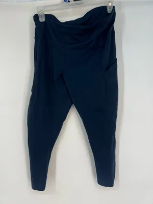 Lululemon Navy High-Waist Athletic Capri Leggings with Pockets thumbnail 6
