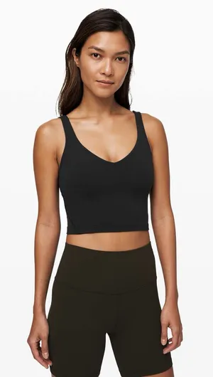 Lululemon • Align Tank crop black nulu built in bra athletic yoga workout thumbnail 1