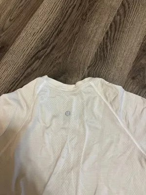 Lululemon White Swiftly Tech Short Sleeve thumbnail 2