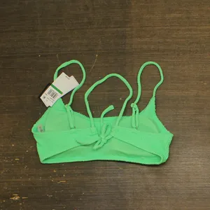 NWT Salt + Cove Juniors Rib Scrunch Scoop-Neck Bikini Top Mint Tea Green L thumbnail 6