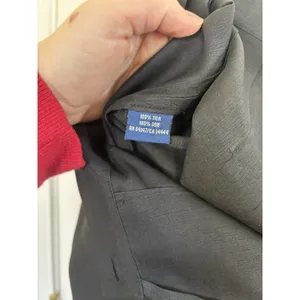 100% Silk Black Trouser Pants Size 10 Contemporary Minimalist Quiet Luxury thumbnail 5