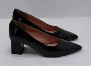 Linea Paolo Womens Pumps Size 6 Black Patent Office Chic Career Cocktail Shoes thumbnail 1