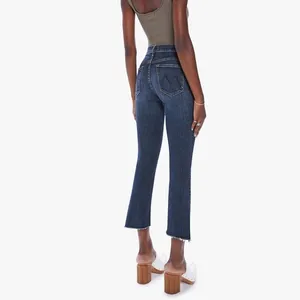 MOTHER The Insider Crop Step Fray‎ In Teaming Up Jeans Size 26 Boot Cut thumbnail 2