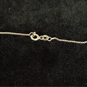 Custom "JULIA" Sterling Silver Block Name Necklace 20” thumbnail 5