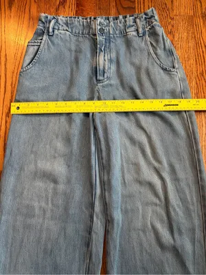 YFB Young Fabulous & Broke Wide Leg Tencel Modal Jeans Size S thumbnail 9