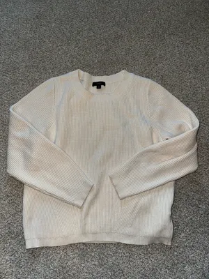 J Crew Ribbed Stretch Crew Neck Sweater - Small thumbnail 2