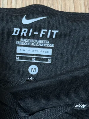 Nike Black Women's‎ Athletic Capris with Swoosh thumbnail 3