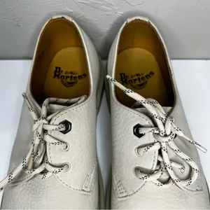 Dr. Martens 1461 Mono Milled‎ Nubuck Leather Oxford Parchement Beige Shoes thumbnail 9