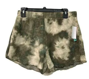 Abound Womend Multicolor Boho Waffle Knit Pull On Shorts thumbnail 1