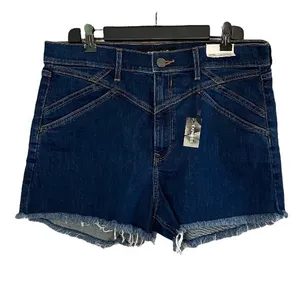 Express Shortie Vintage Super High Rise Western Denim Jean Shorts 12 Cutoff thumbnail 1