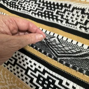 Lava Accessories Poncho Drape Women's One Size Saddle Blanket Design Black Beige thumbnail 15