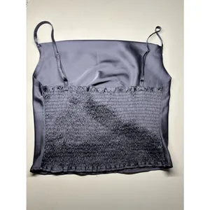 Dress Forum Navy Satin-Look Cami with Slim Straps thumbnail 6