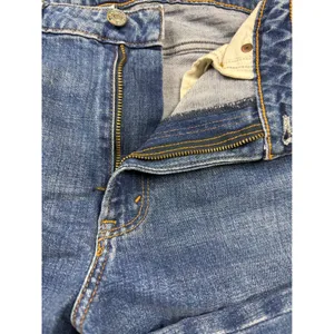 Abercrombie & Fitch Curve Love High Rise Mom Jeans Blue Distressed Women 6R 28‎ thumbnail 4