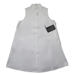 NWT Tuckernuck Charlie in White Sleeveless Cotton Blend Shirt Dress XL thumbnail 5