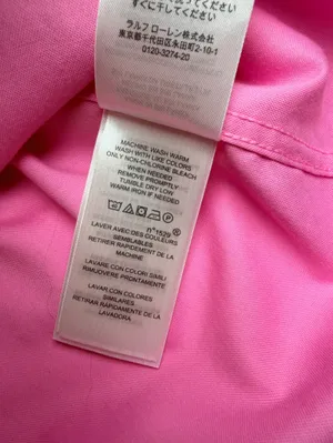 Lauren Ralph Lauren Pink Non Iron Cotton Button Down Shirt Size S thumbnail 8