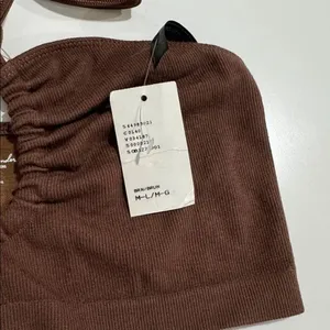 Urban Outfitters Brown Crop Top NWT thumbnail 3