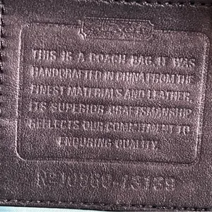 Coach Black Iridescent Textured Shoulder purse signature Bag thumbnail 9