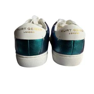 Kurt Geiger London Lane Rainbow Metallic Leather Sneakers EU 38 thumbnail 5