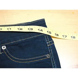 Just USA Womens Blue Dark Wash Pockets Stretch Denim Flared Jeans Size 7 PS213 thumbnail 2