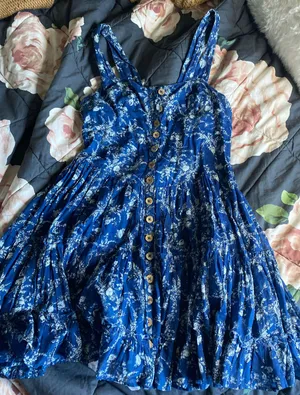 Free People Button Dress thumbnail 1