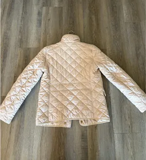 J.Crew Cream/Tan Quilted Jacket thumbnail 2